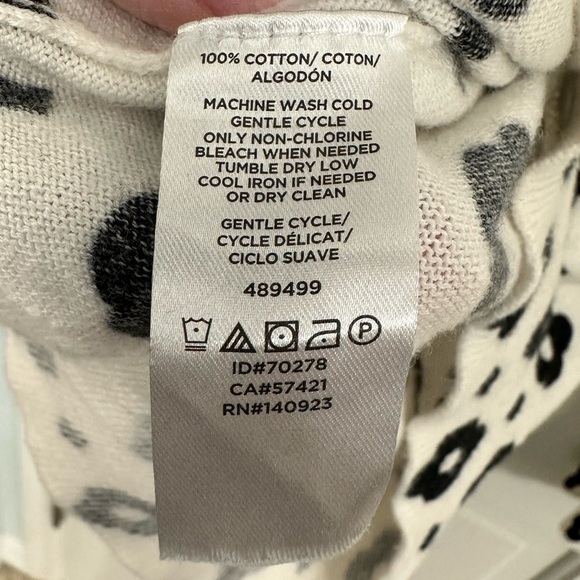 Black & white patterned cardigan, sweater from loft, size small - Picture 4 of 8